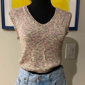 Vintage knitted vest top